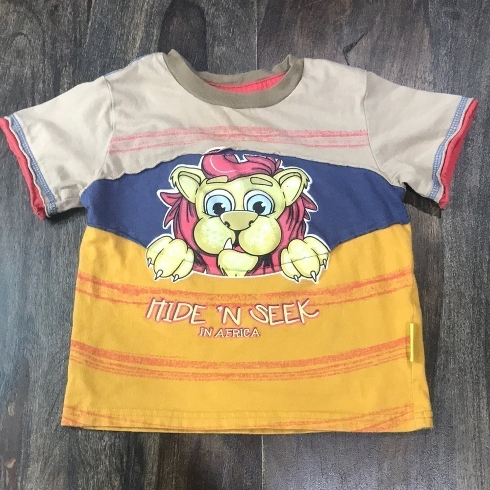 Hooligans Kids Short Sleeve Tee, 2-3 Years, Multi-Color